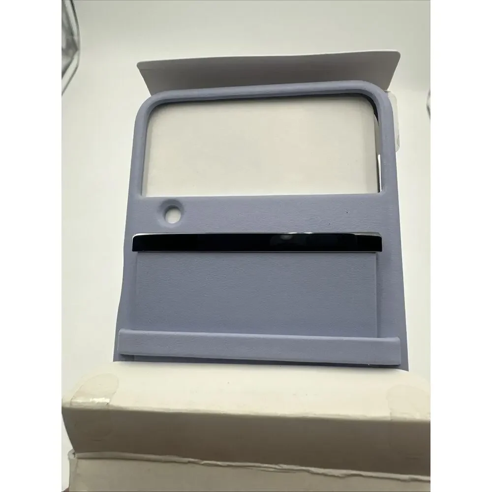 GENUINE Samsung Flap Leather Cover Galaxy Z Flip4 EF-VF721 Blue SEALED NEW!